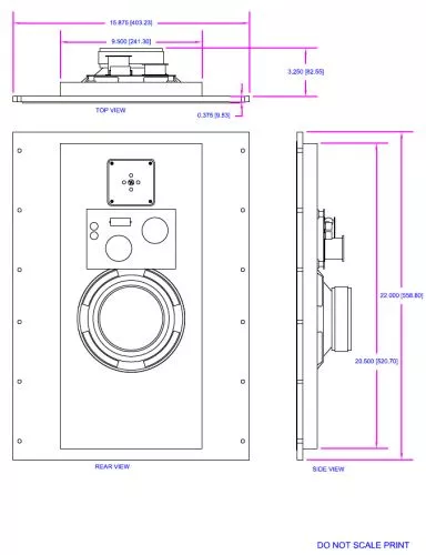 Stealth Acoustics - LR8 G unsichtbarer Lautsprecher