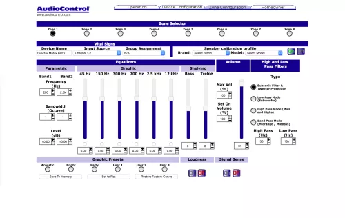 AudioControl - Director D2800 8 Kanal DSP Verst�rker