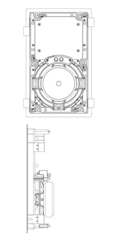 Sonance - VP 85W Einbausubwoofer