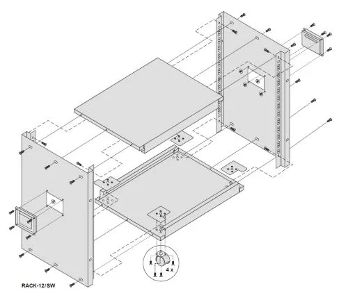 19 Zoll Rack - 20 HE