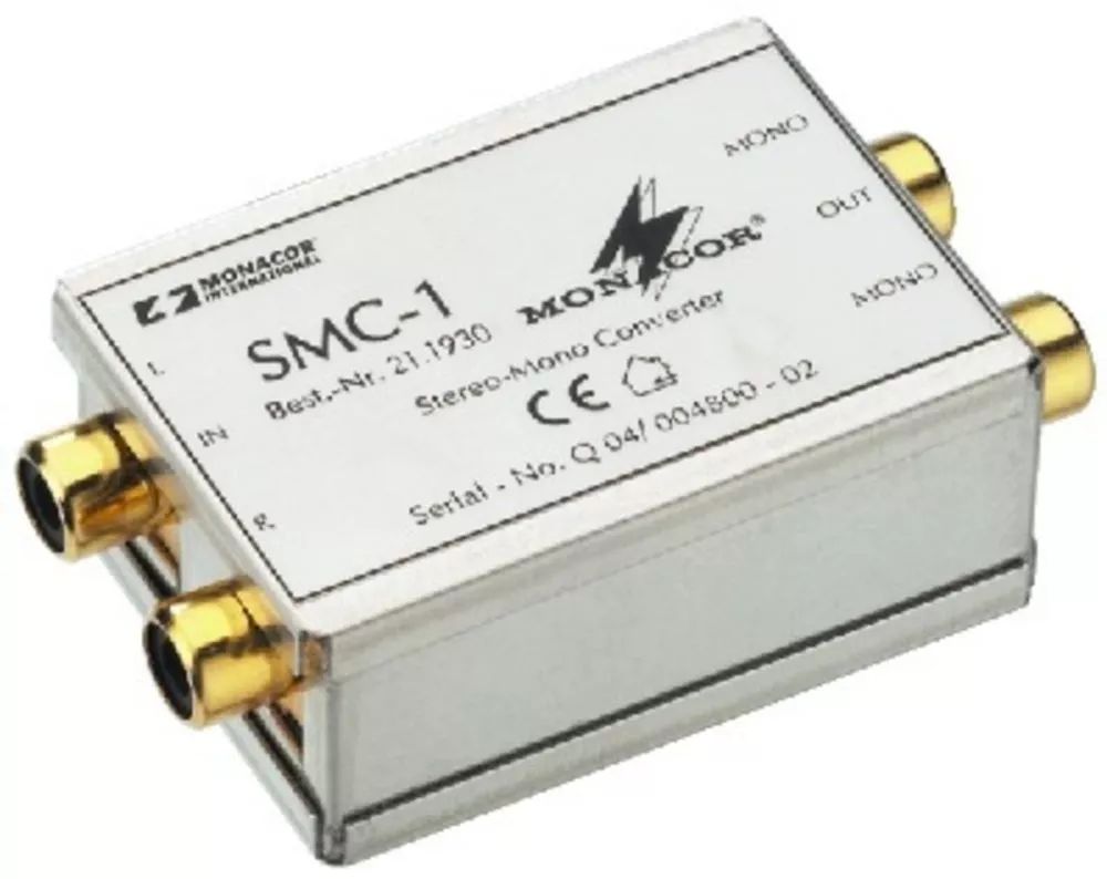 Monacor - SMC-1 Stereo/Mono Konverter