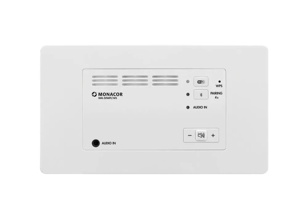 Monacor - IWA-50WIFI Multiroom-Einbauverst�rker WiFi+Bluetooth