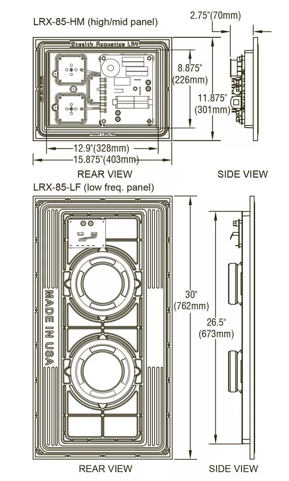 Stealth Acoustics - LRX85 unsichtbarer HighEnd Lautsprecher